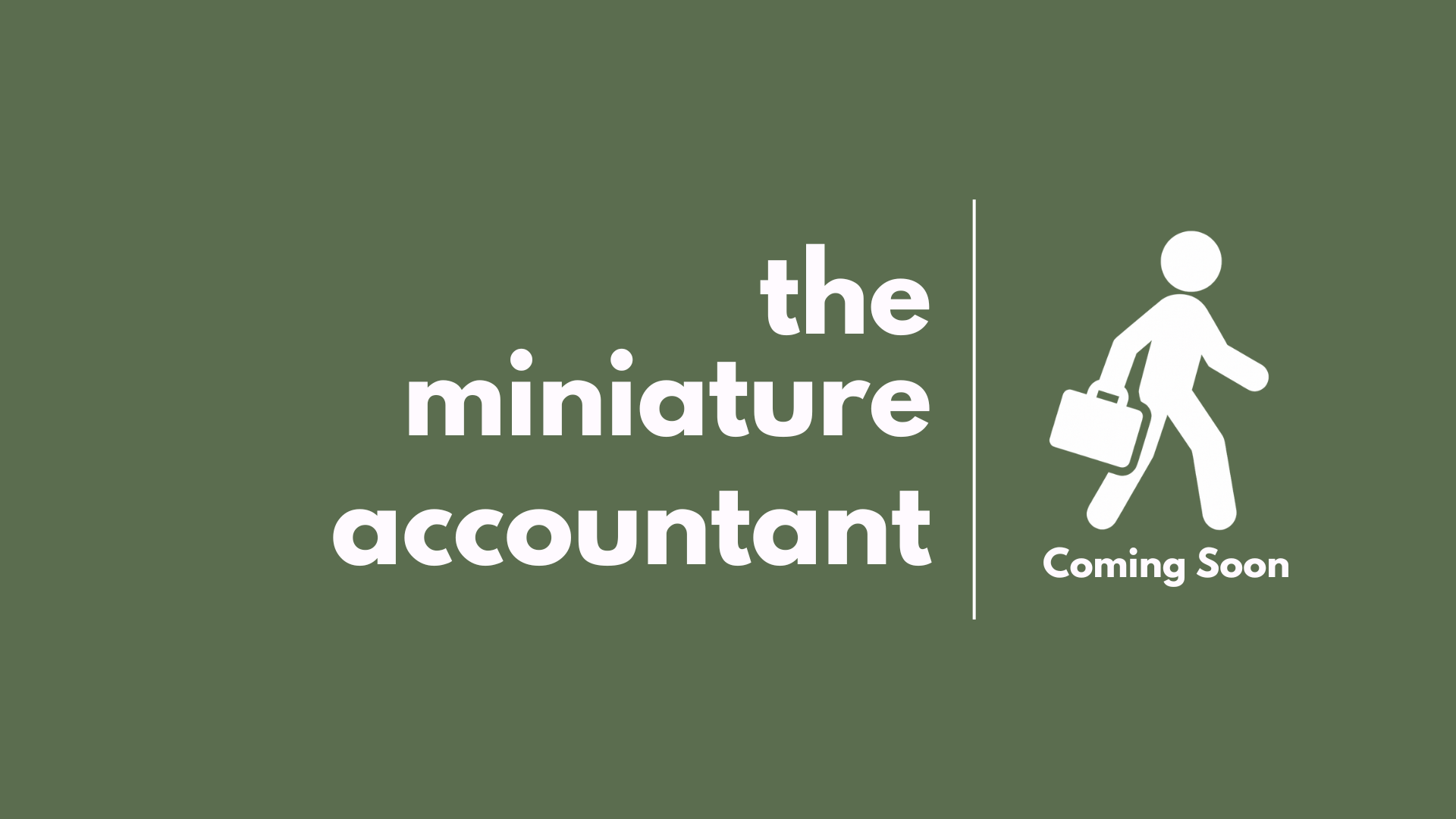 The Miniature Accountant splash